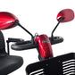 Folding Rear Basket For Most Mobility Scooters & Deluxe Scooter Rear View Mirror Pair BUNDLE