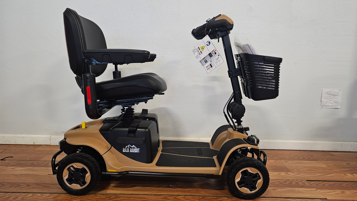 Baja Bandit Outdoor Mobility Scooter - TAN - OPEN BOX