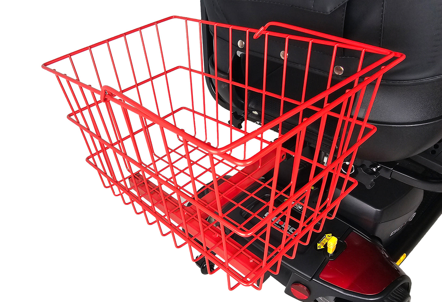 Large Rear Basket RED For Mobility Scooters