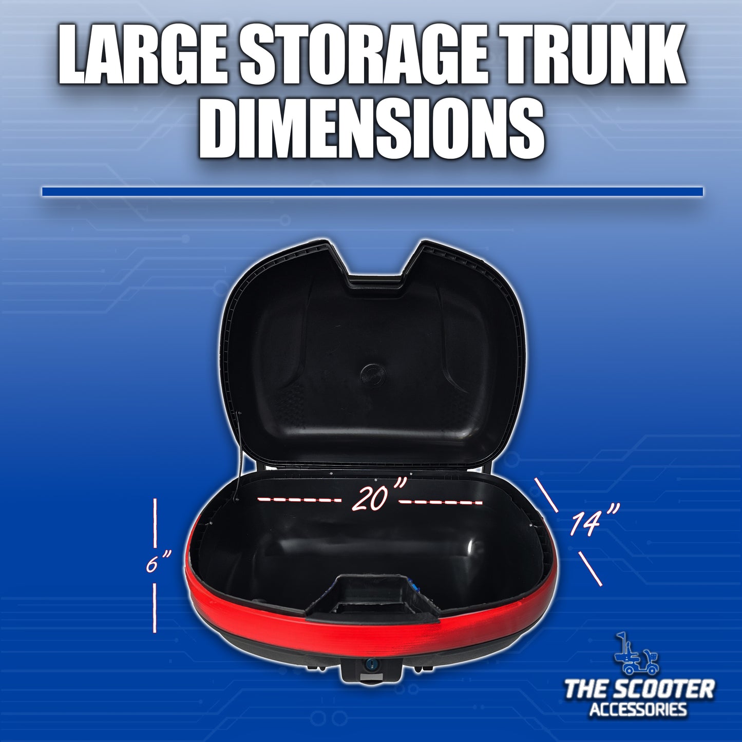 Large Scooter Storage Trunk