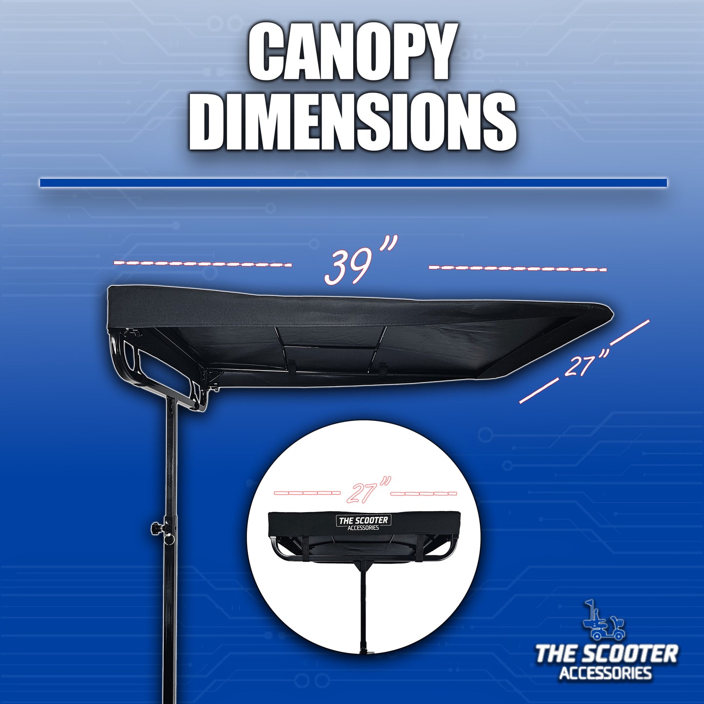 Scooter Sunshade Canopy